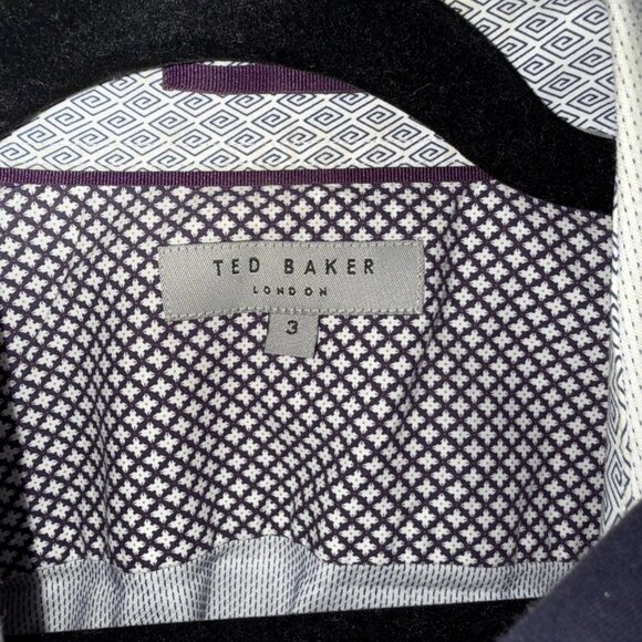 Lot Of 2 Ted Baker Long Sleeve Dress Shirt Button Up Men Size 2-3 UNDERARM STAIN - Picture 4 of 16